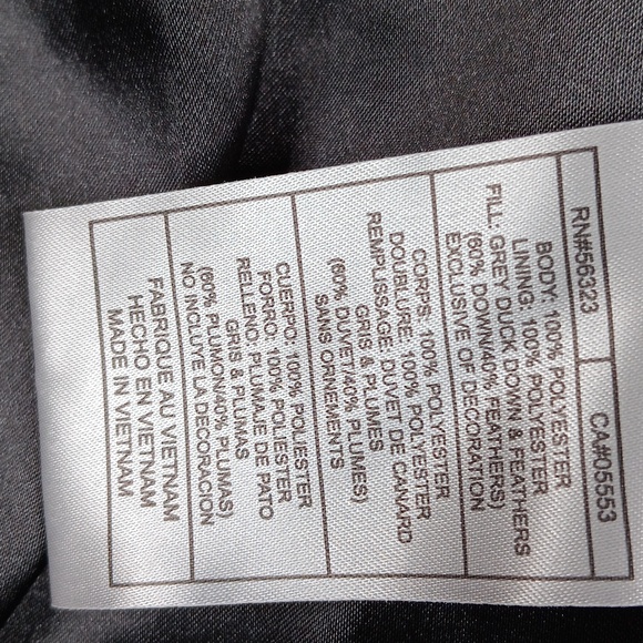 Nike Blue Down Filled Puffer Coat Womens Large Jacket New - Picture 13 of 13